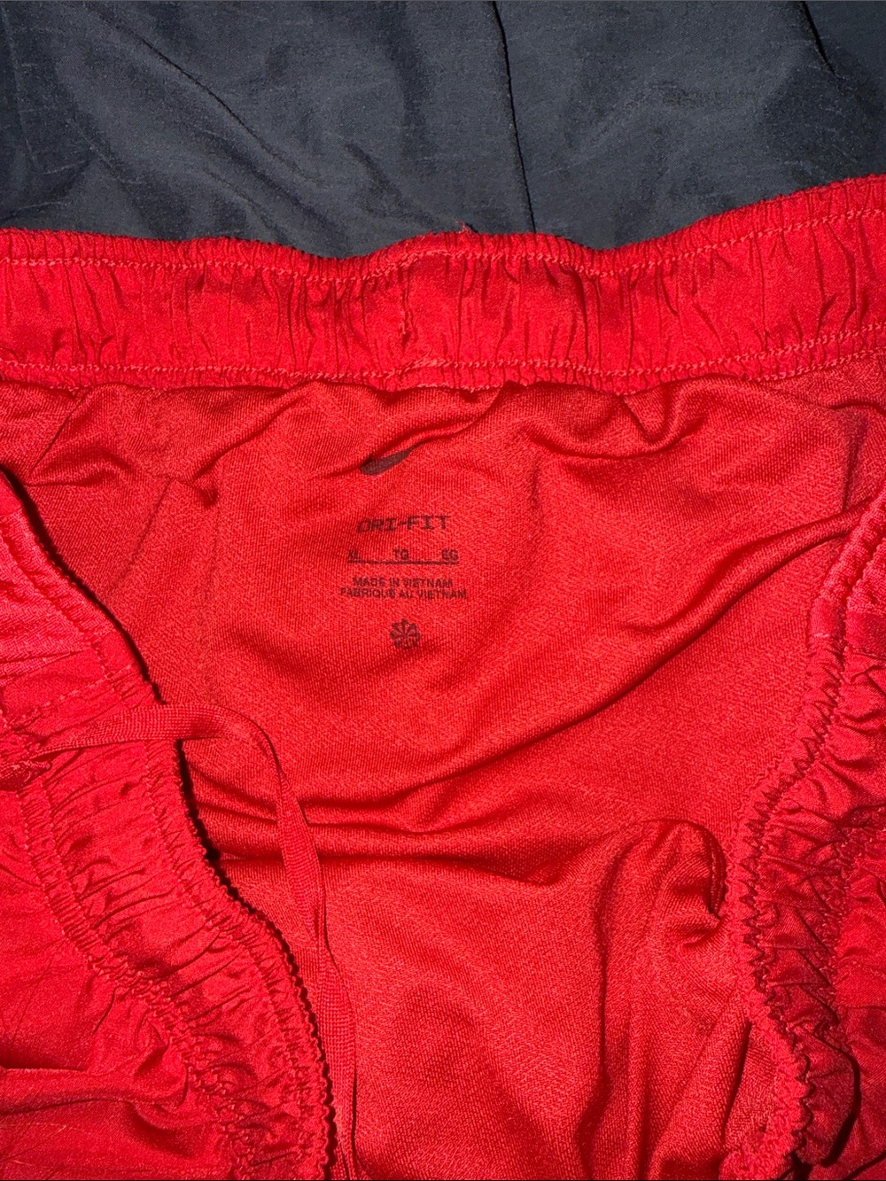 Nike Women’s Athletic Shorts Bundle — Navy, Black/Gray, Red - Picture 5 of 7